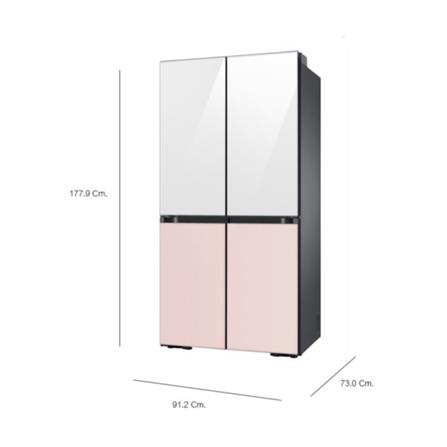 ตู้เย็น MULTI DOOR SAMSUNG RF59DU4 22.7 คิว อินเวอร์เตอร์ สีขาว-ชมพู_6