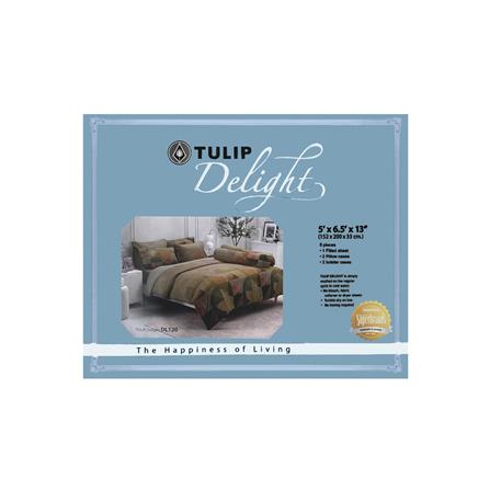ชุดผ้าปูที่นอน 5 ฟุต 5 ชิ้น TULIP DELIGHT 60013-DL120_3