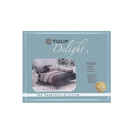 ชุดผ้าปูที่นอน 6 ฟุต 5 ชิ้น TULIP DELIGHT 60012-DL117_3