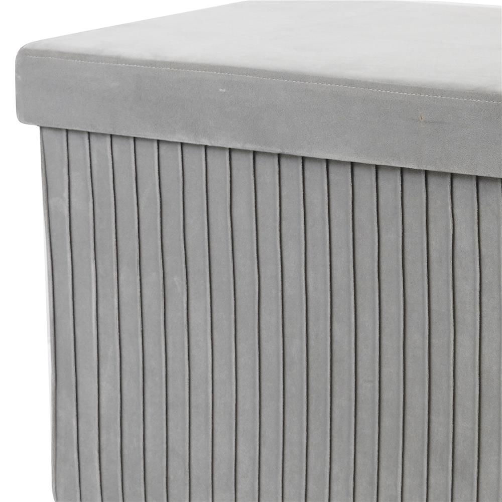 สตูล FURDINI PLEAT สีเทา