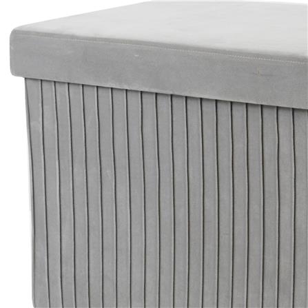 สตูล FURDINI PLEAT สีเทา_3