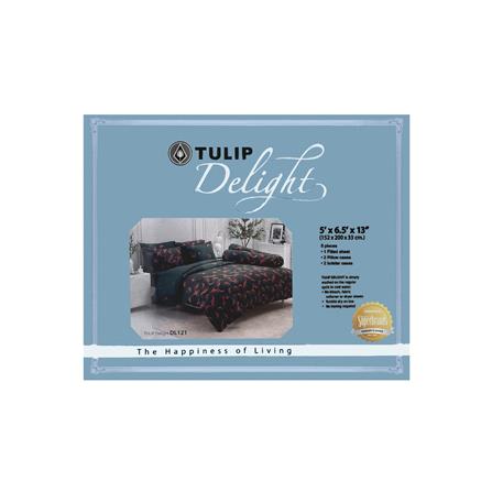 ชุดผ้าปูที่นอน 5 ฟุต 5 ชิ้น TULIP DELIGHT 60013-DL121_3