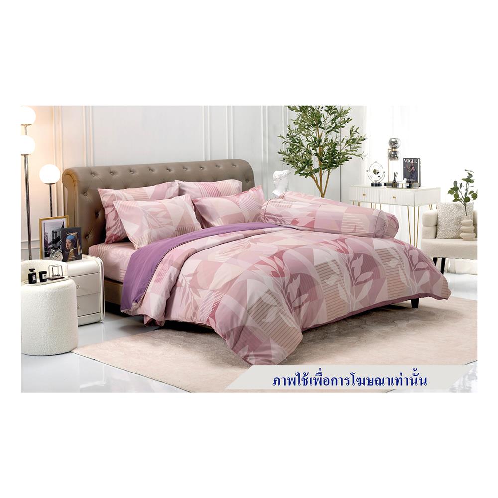 ชุดผ้าปูที่นอน 6 ฟุต 5 ชิ้น TULIP DELIGHT 60012-DL118