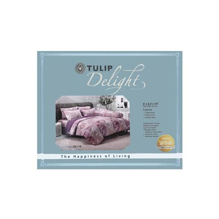 ชุดผ้าปูที่นอน 6 ฟุต 5 ชิ้น TULIP DELIGHT 60012-DL118_3
