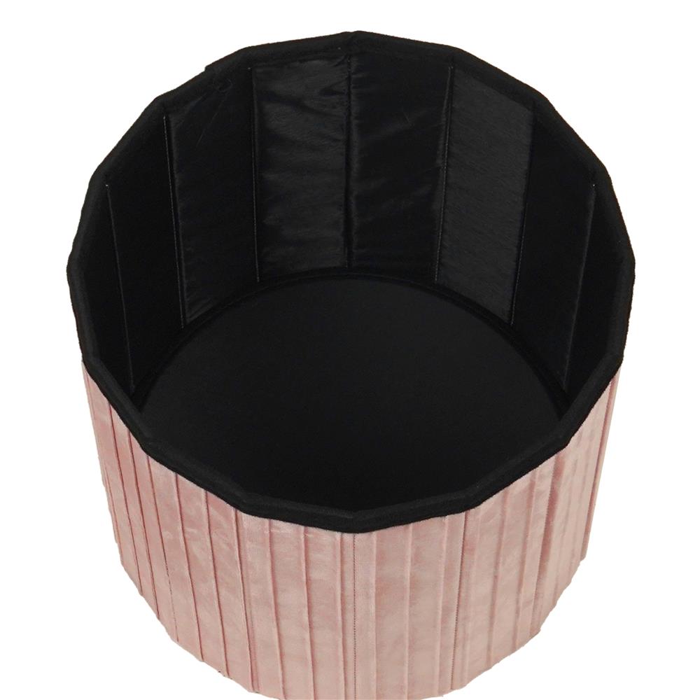 สตูล FURDINI PLEAT สีชมพู