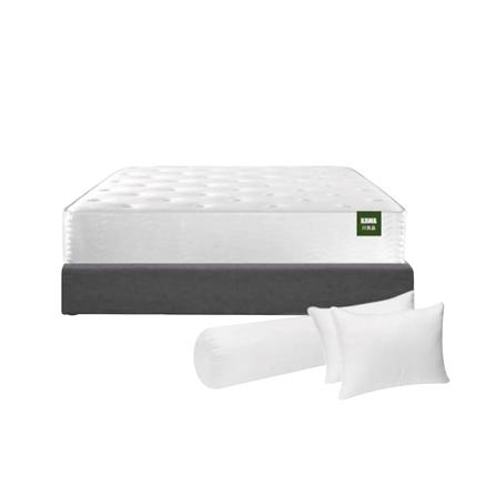 ที่นอน 5 ฟุต KAWA OITA SHI พร้อมฐานเตียง JUNKO (หมอน 3 ชิ้น)_0