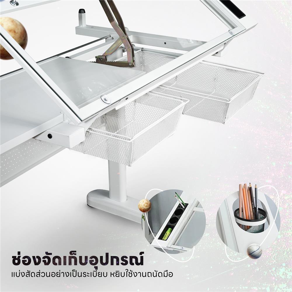 โต๊ะทำงาน DESKSPACE N DESK1 BLACK 90 ซม. สีดำ