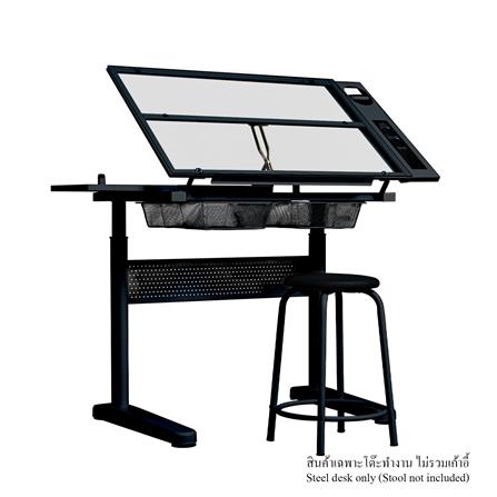 โต๊ะทำงาน DESKSPACE N DESK1 BLACK 90 ซม. สีดำ_4