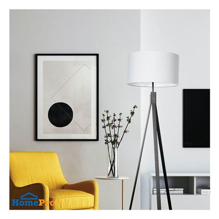 ไฟตั้งพื้น L&E 01-03143 สีเทา/ดำ 1 หัว_2