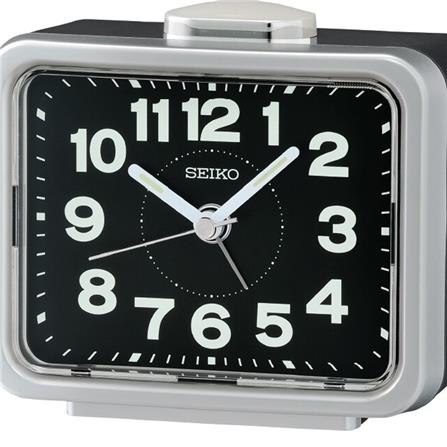 นาฬิกาปลุก SEIKO CLOCKS QHK062S 3.3X4.2 นิ้ว สีเงิน_1