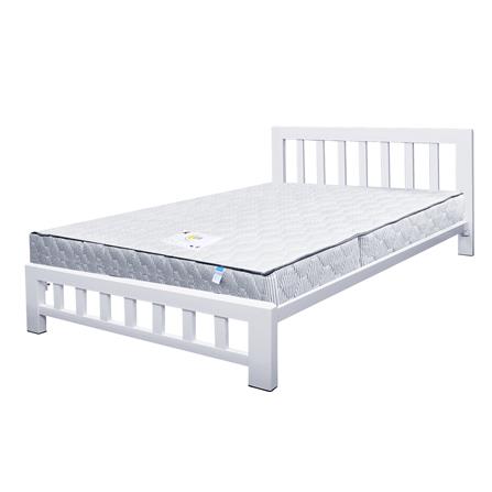 เตียงเหล็ก 3.5 ฟุต THAIBULL SST252-105R สีขาว_0