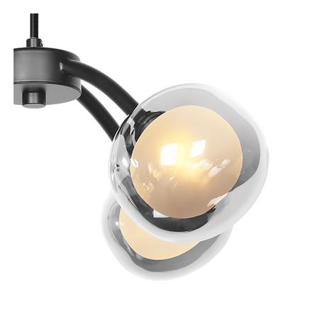 ไฟช่อ L&E 01-03126 สีขาว/ดำ 4 หัว_1