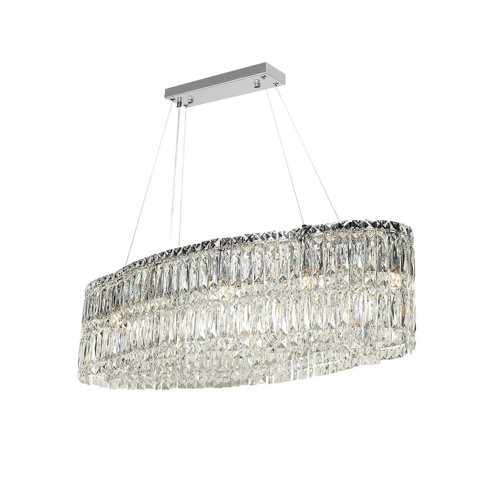 ไฟช่อ L&E 01-03122 สีใส/เงิน 1 หัว