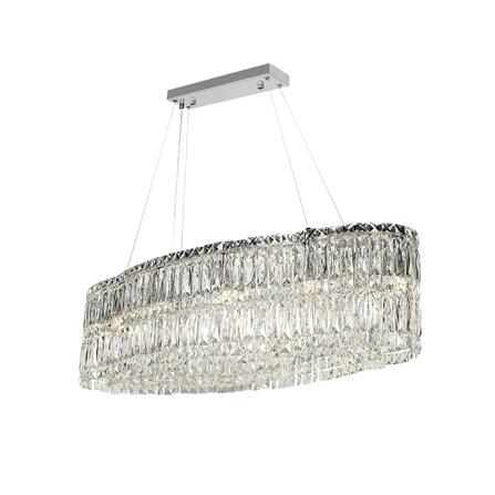 ไฟช่อ L&E 01-03122 สีใส/เงิน 1 หัว_0