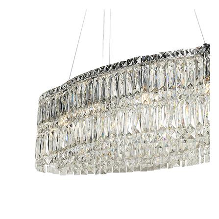 ไฟช่อ L&E 01-03122 สีใส/เงิน 1 หัว_2