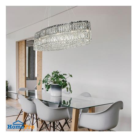 ไฟช่อ L&E 01-03122 สีใส/เงิน 1 หัว_3