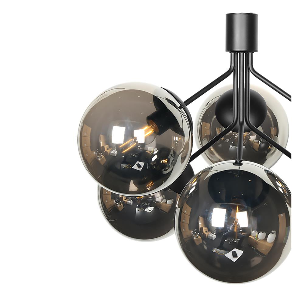 ไฟช่อ L&E 01-03123 สีดำ 6 หัว