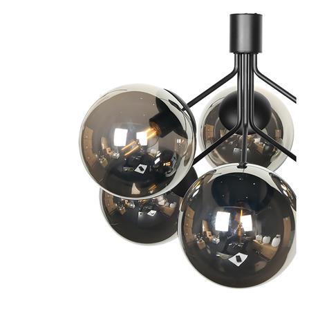 ไฟช่อ L&E 01-03123 สีดำ 6 หัว_1