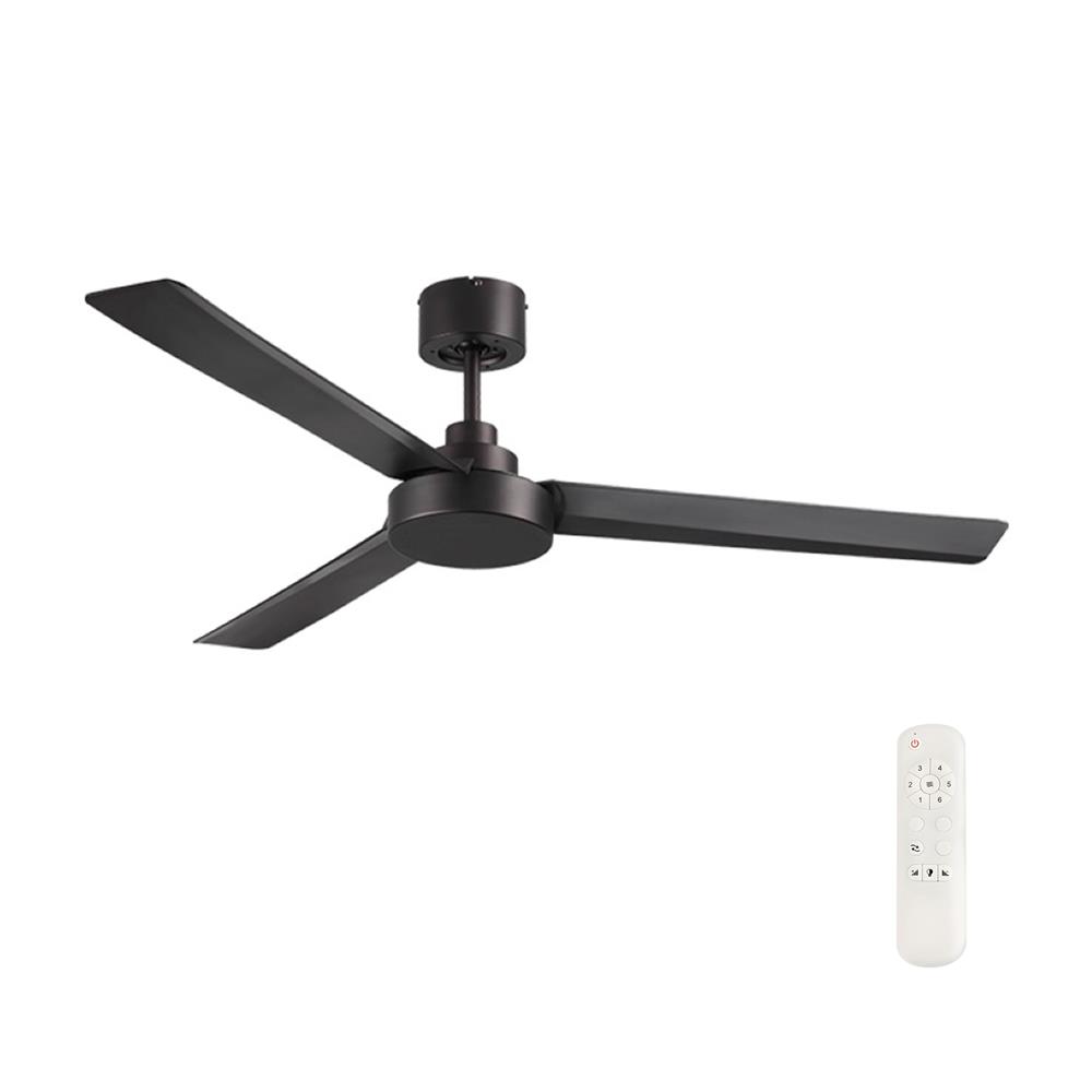 พัดลมไม่มีโคมไฟ MR.KEN 25-01896 52 นิ้ว สีน้ำตาลเข้ม