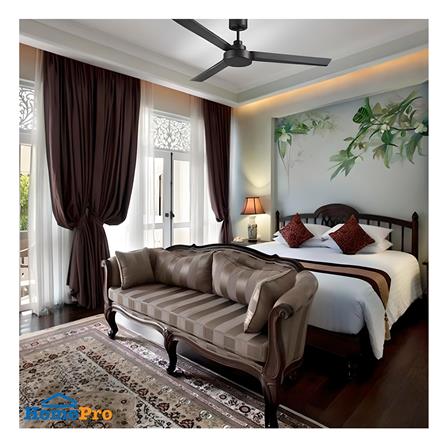 พัดลมไม่มีโคมไฟ MR.KEN 25-01896 52 นิ้ว สีน้ำตาลเข้ม_3