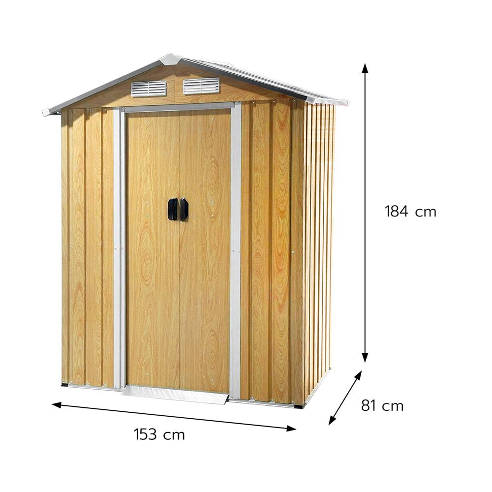 บ้านเก็บของกลางแจ้ง SPRING HUNTER 153X81 ซม.