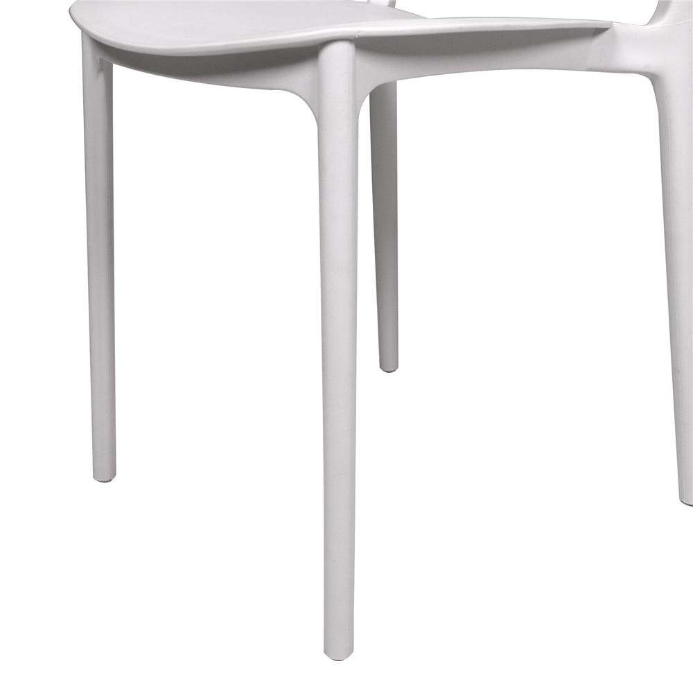 เก้าอี้พลาสติก SPRING DEAN สีขาว