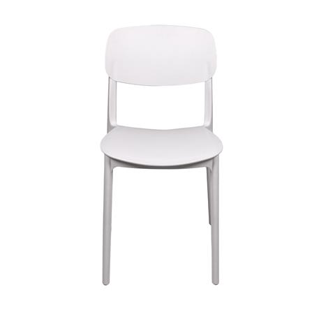 เก้าอี้พลาสติก SPRING DEAN สีขาว_1