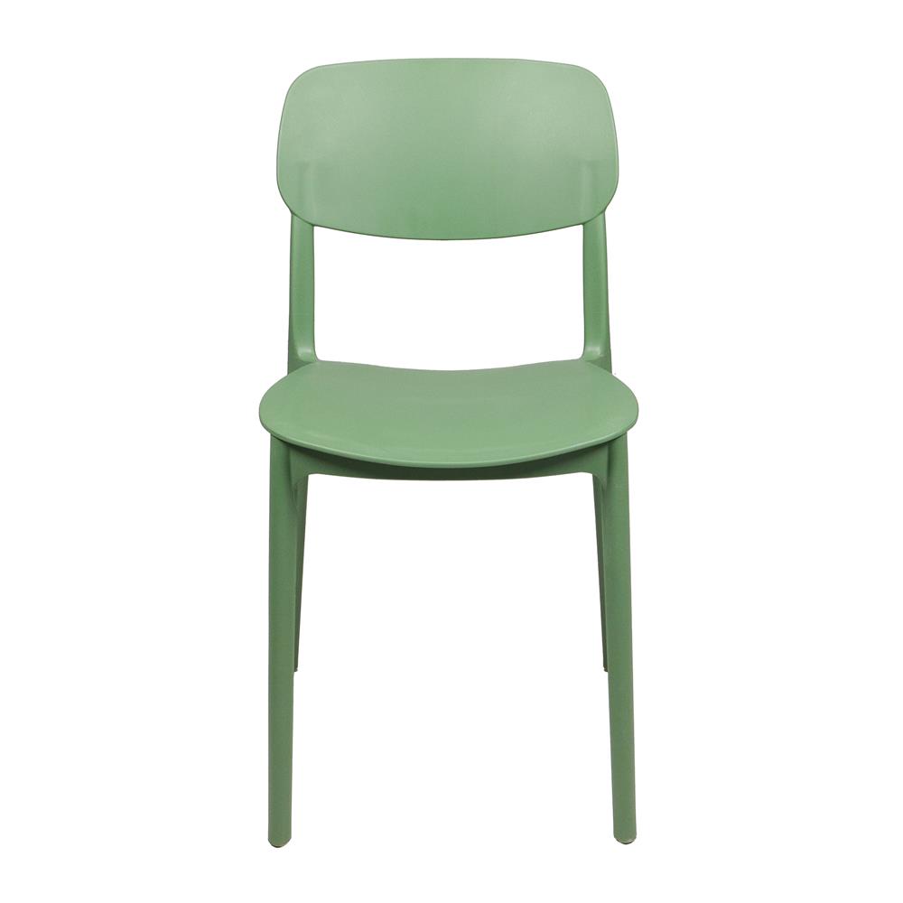 เก้าอี้พลาสติก SPRING DEAN สีเขียว