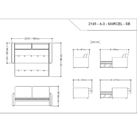 โซฟาเบด FURDINI MARCEL สีเบจ_11