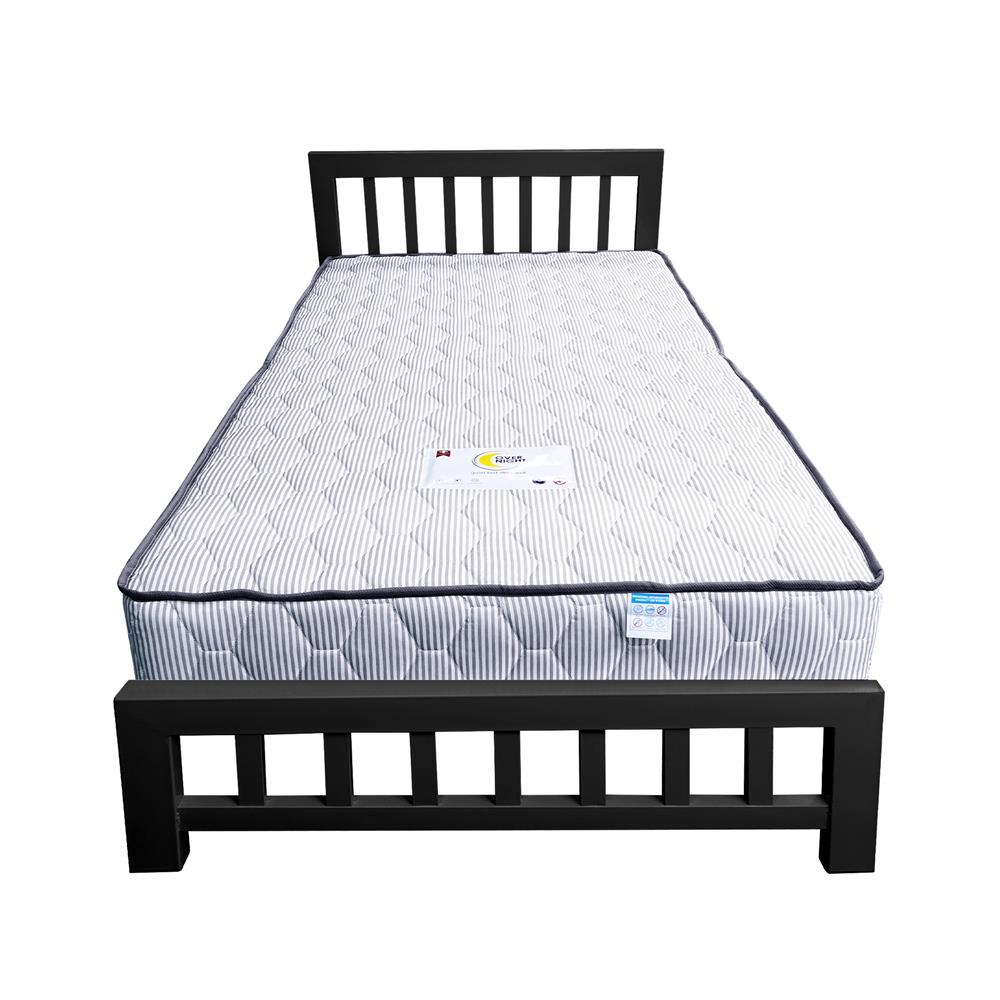 เตียงเหล็ก 3.5 ฟุต THAIBULL SST252-105W สีดำ