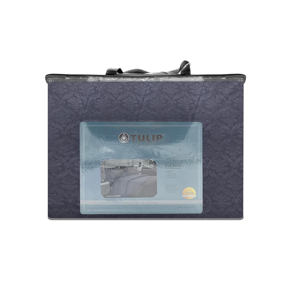 ชุดผ้าปูที่นอน 6 ฟุต 6 ชิ้น TULIP DELIGHT 60239-DL582