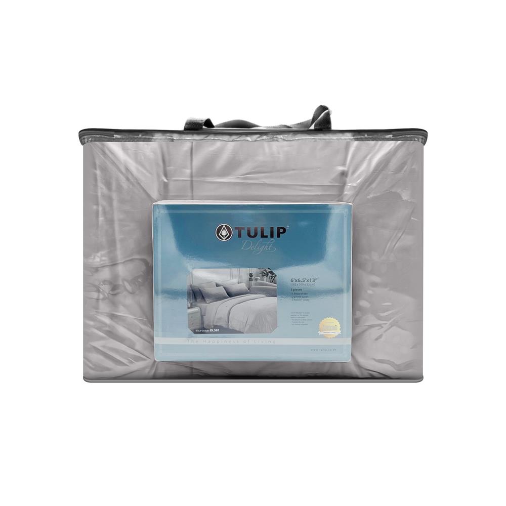ชุดผ้าปูที่นอน 6 ฟุต 6 ชิ้น TULIP DELIGHT 60239-DL581