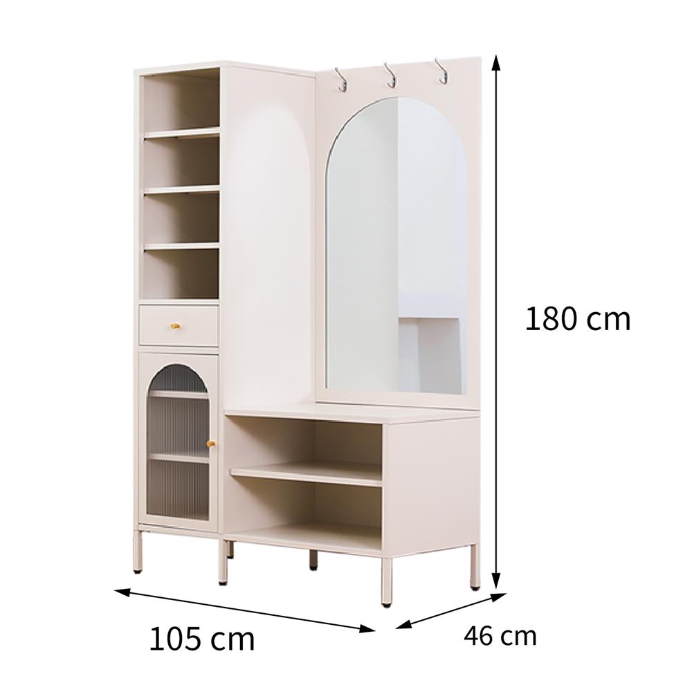 โต๊ะเครื่องแป้ง FURDINI CURLA 105 ซม. สีครีม