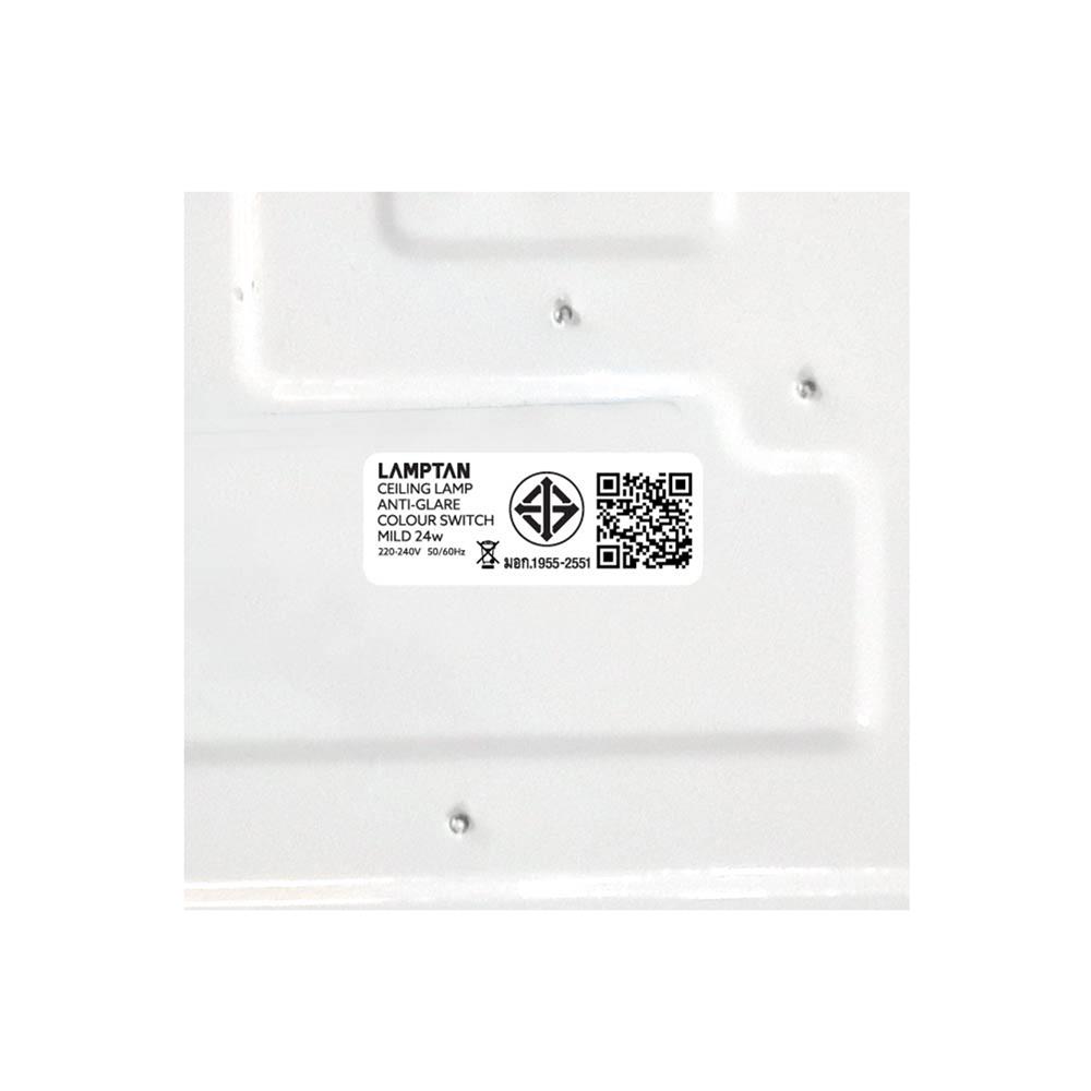 ไฟเพดาน LED LAMPTAN MILD 14.6 นิ้ว 24 วัตต์ DAYLIGHT/COOL WHITE/WARM WHITE สีขาว