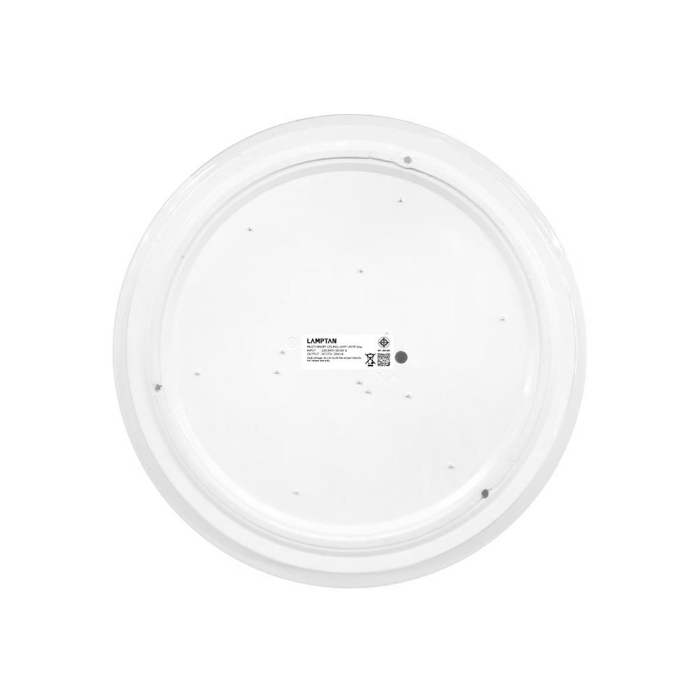 ไฟเพดาน LED LAMPTAN LAYER 19.6 นิ้ว 36 วัตต์ DAYLIGHT/COOL WHITE/WARM WHITE สีขาว