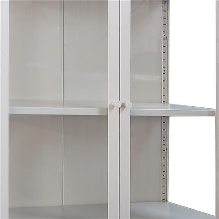 ตู้โชว์ 2 บานเปิด FURDINI CURLA 80 ซม. สีครีม_2