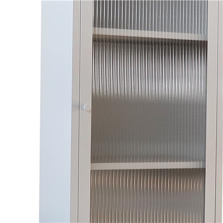 ตู้โชว์ 1 บานเปิด FURDINI CURLA 50 ซม. สีครีม_2