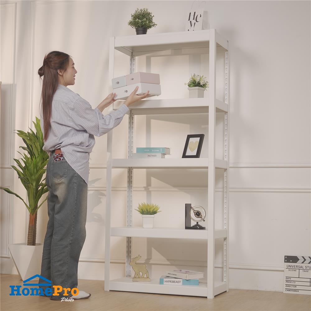 ชั้นวางของโล่ง 5 ชั้น FURDINI ZAC-5 80 ซม. สีขาว