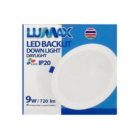 ดาวน์ไลท์ LED LUMAX BLACKLIT 3.7 นิ้ว 9 วัตต์ DAYLIGHT สีขาว_3