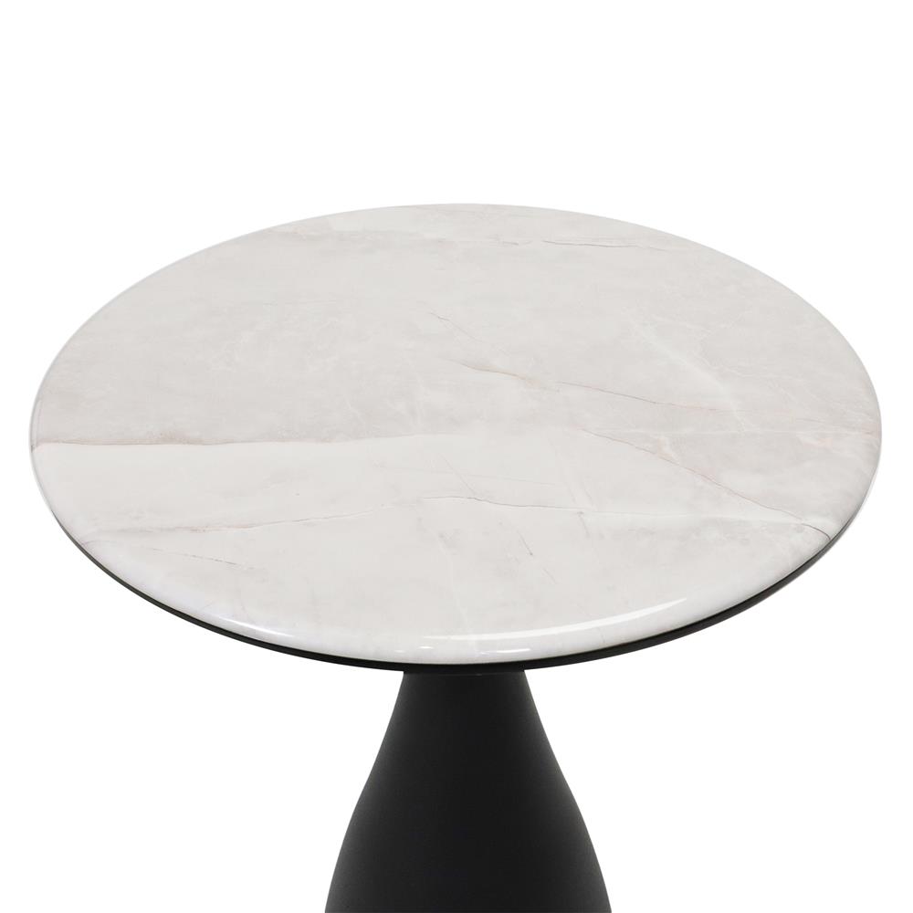 โต๊ะกลาง BENETTA ATHENS 40.5 ซม. สีขาว/ดำ