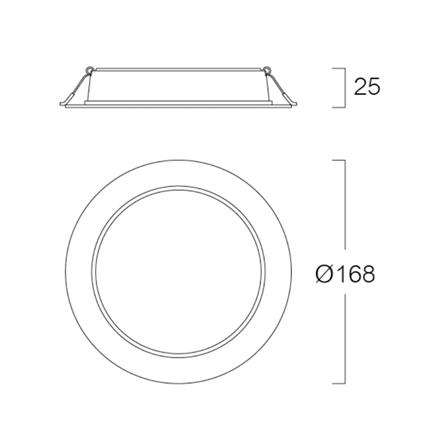 ดาวน์ไลท์ LED LUMAX BLACKLIT 5.7 นิ้ว 15 วัตต์ COOL WHITE สีขาว_5
