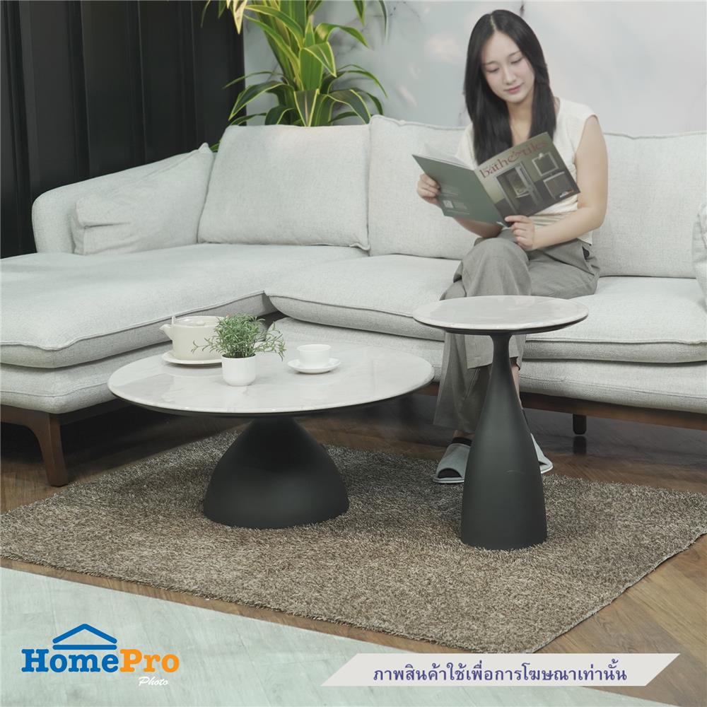 โต๊ะกลาง BENETTA ATHENS 80.5 สีขาว/ดำ