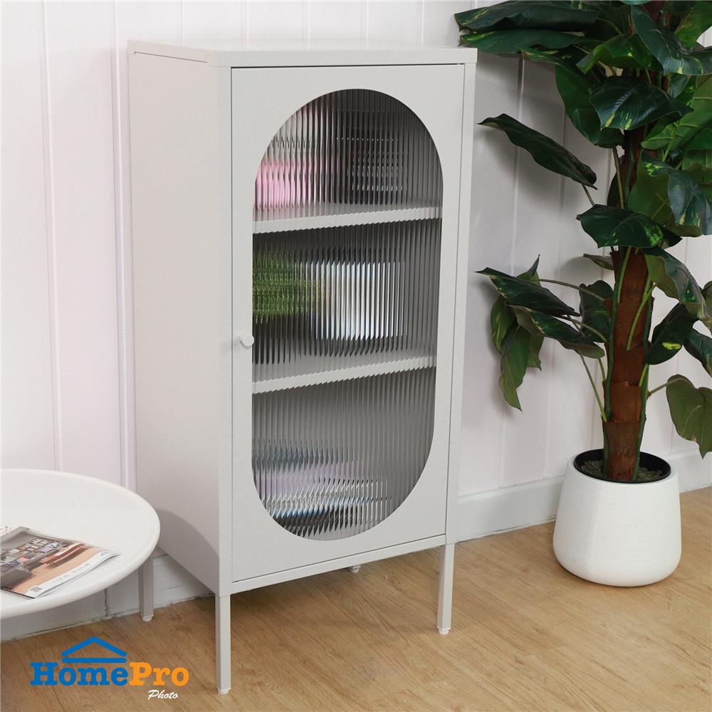 ตู้เตี้ย 1 บานเปิด FURDINI CURLA 50 ซม. สีครีม