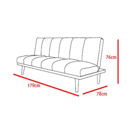 โซฟาเบด 2 ที่นั่ง FURDINI PISA สีเบจ_8