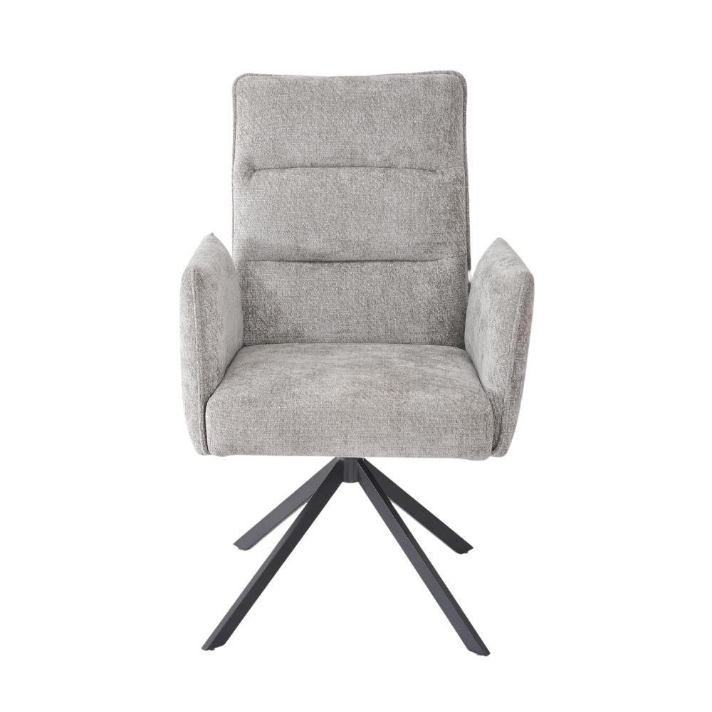 เก้าอี้ห้องอาหารหมุนได้ BENETTA EXTEND สีเทา