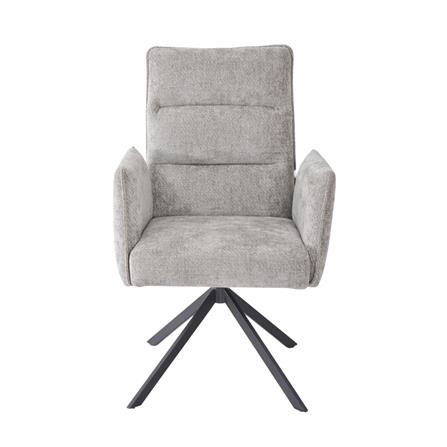 เก้าอี้ห้องอาหารหมุนได้ BENETTA EXTEND สีเทา_1