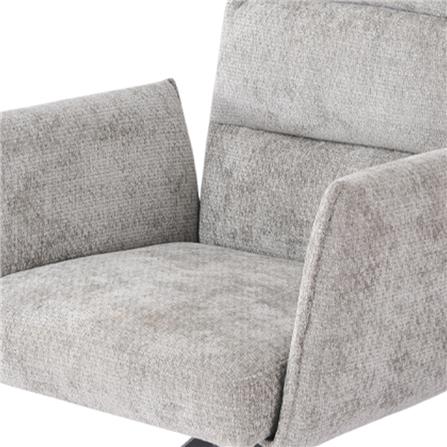 เก้าอี้ห้องอาหารหมุนได้ BENETTA EXTEND สีเทา_2