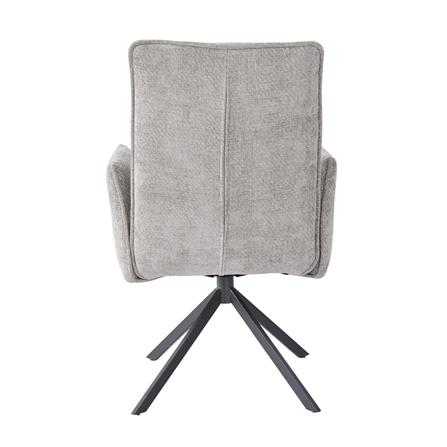 เก้าอี้ห้องอาหารหมุนได้ BENETTA EXTEND สีเทา_5