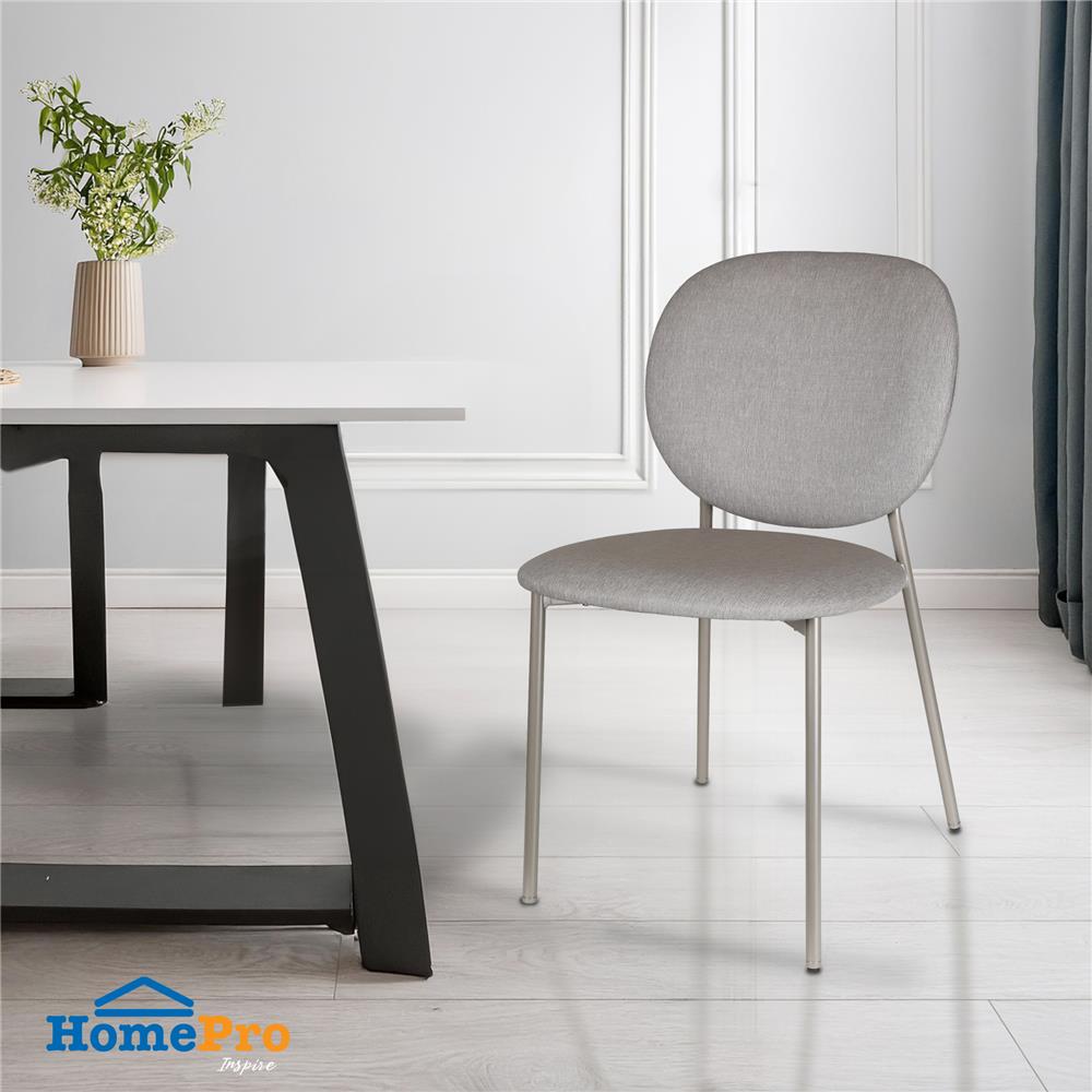เก้าอี้ห้องอาหาร FURDINI TWIN สีเทา
