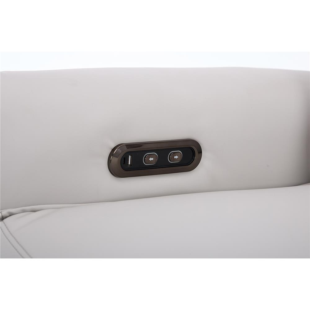 เก้าอี้ปรับนอนไฟฟ้า BENETTA DIVANO สีเทา